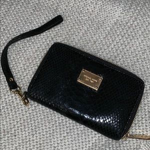 Michael Kors Leather Wristlet